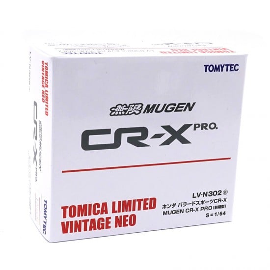 Tomica   Honda Ballard Sports MUGEN CR-X PRO White LV-N302a Diecast Scale Model Car