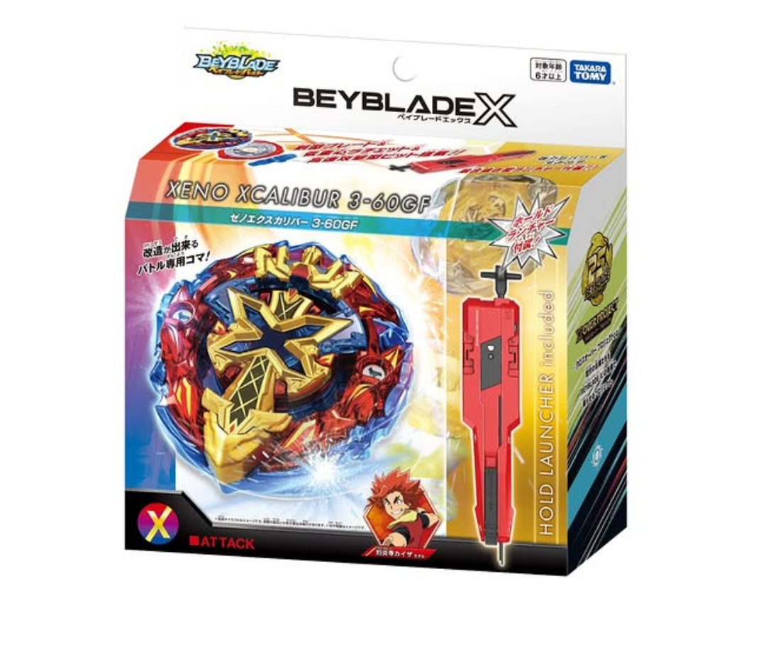 Takara Tomy Beyblade X BXG-13 Xeno Xcalibur Starter