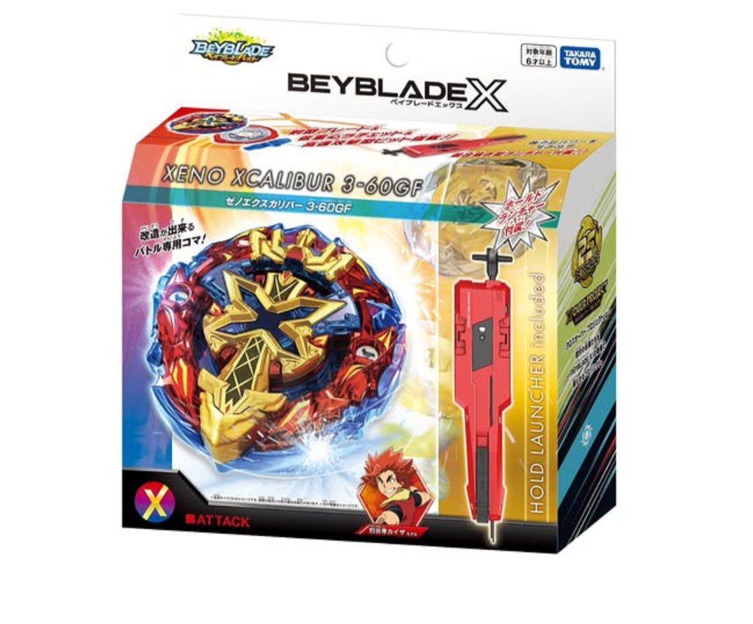 Takara Tomy Beyblade X BXG-13 Xeno Xcalibur Starter