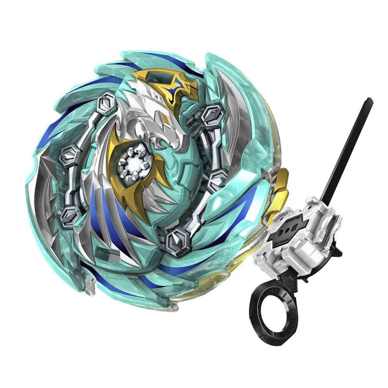Bey top and launcher included in F4553 Hasbro Bayblade