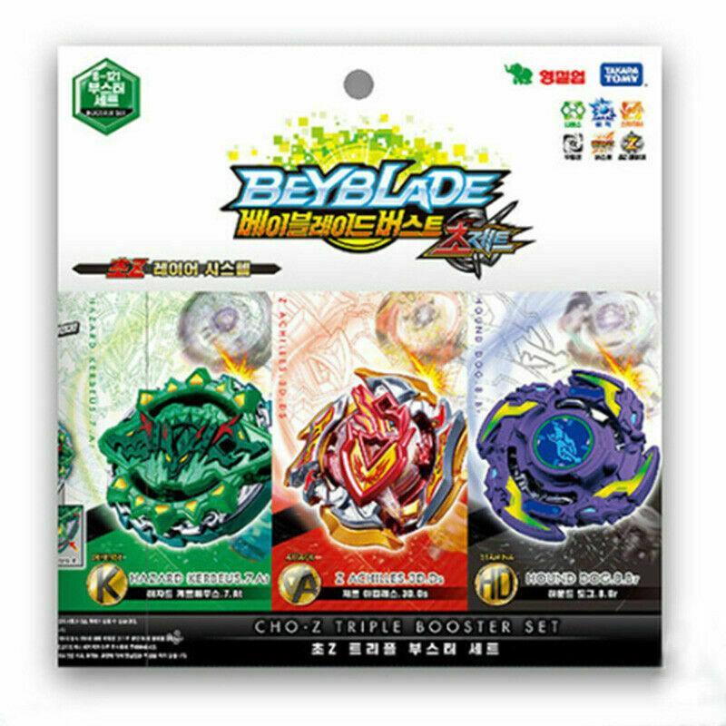 Takara Tomy Beyblade BURST B-121 Cho-Z Triple Booster Set