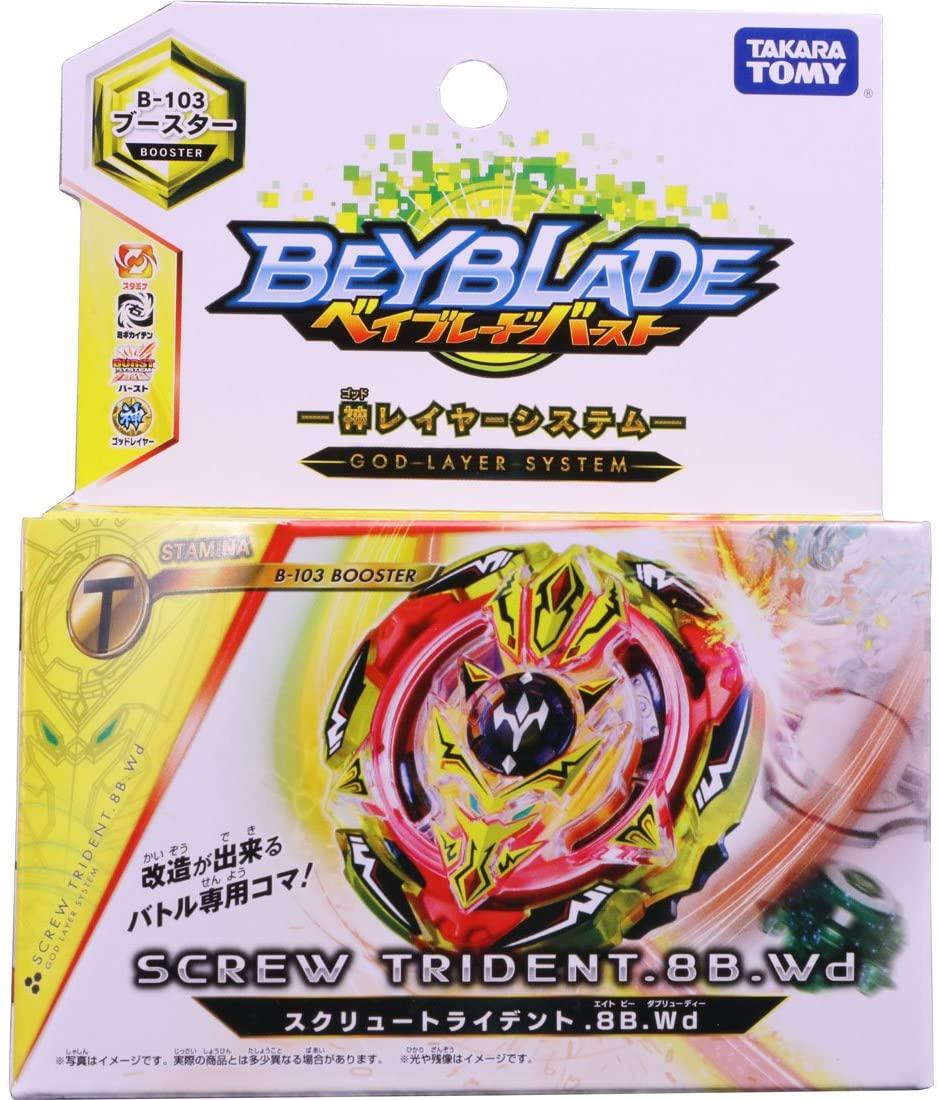 Takaratomy Beyblade Burst B-103 Screw Trident.8B.WD Stamina Booster